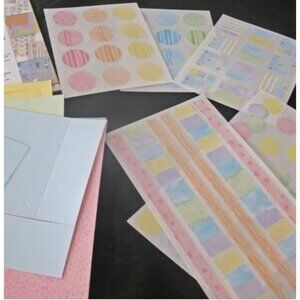 Creative Memories Snap Pack Pastel Colors Scrapbooking Cardmaking Paper Stickers
